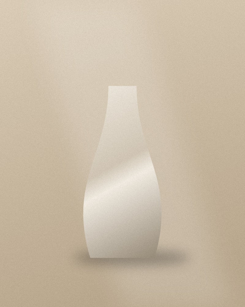 Tall stoneware vase